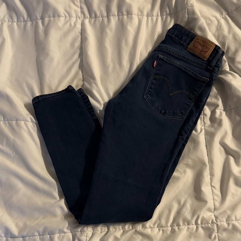 Levi's 711 Dark Wash Women's Skinny Jeans